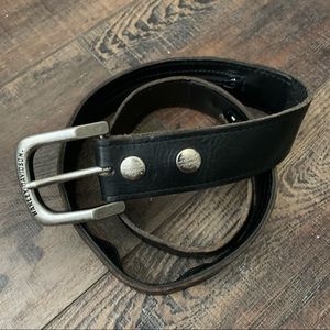 Harley Davidson Zipper Money Leather Belt